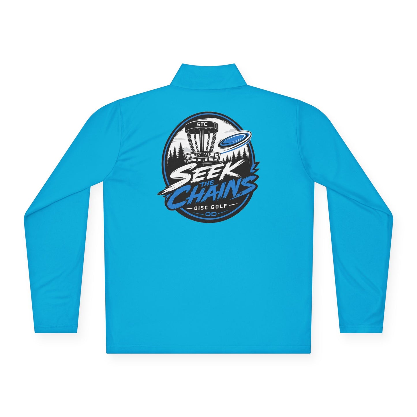 Quarter-Zip Pullover — Seek Chains Disc Golf Logo Jacket