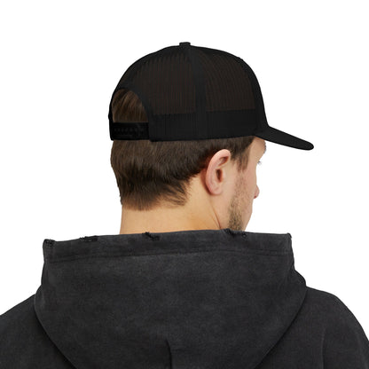 Shark Waves Snapback Trucker Hat