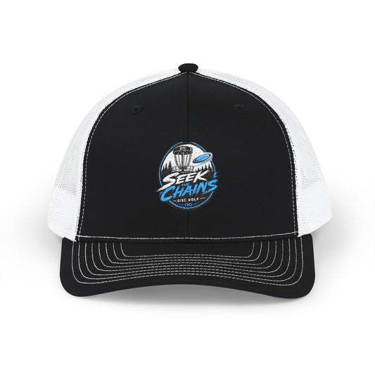 Shark Waves Snapback Trucker Hat