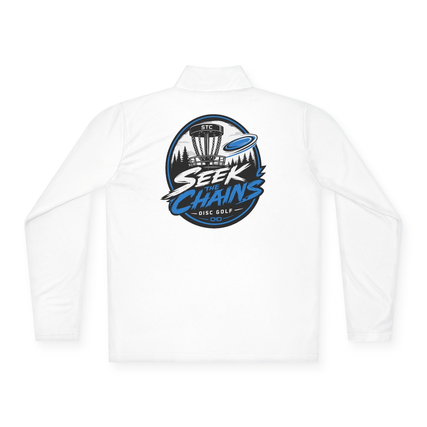 Quarter-Zip Pullover — Seek Chains Disc Golf Logo Jacket