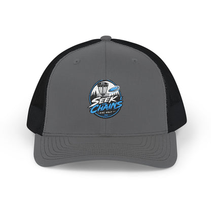 Shark Waves Snapback Trucker Hat