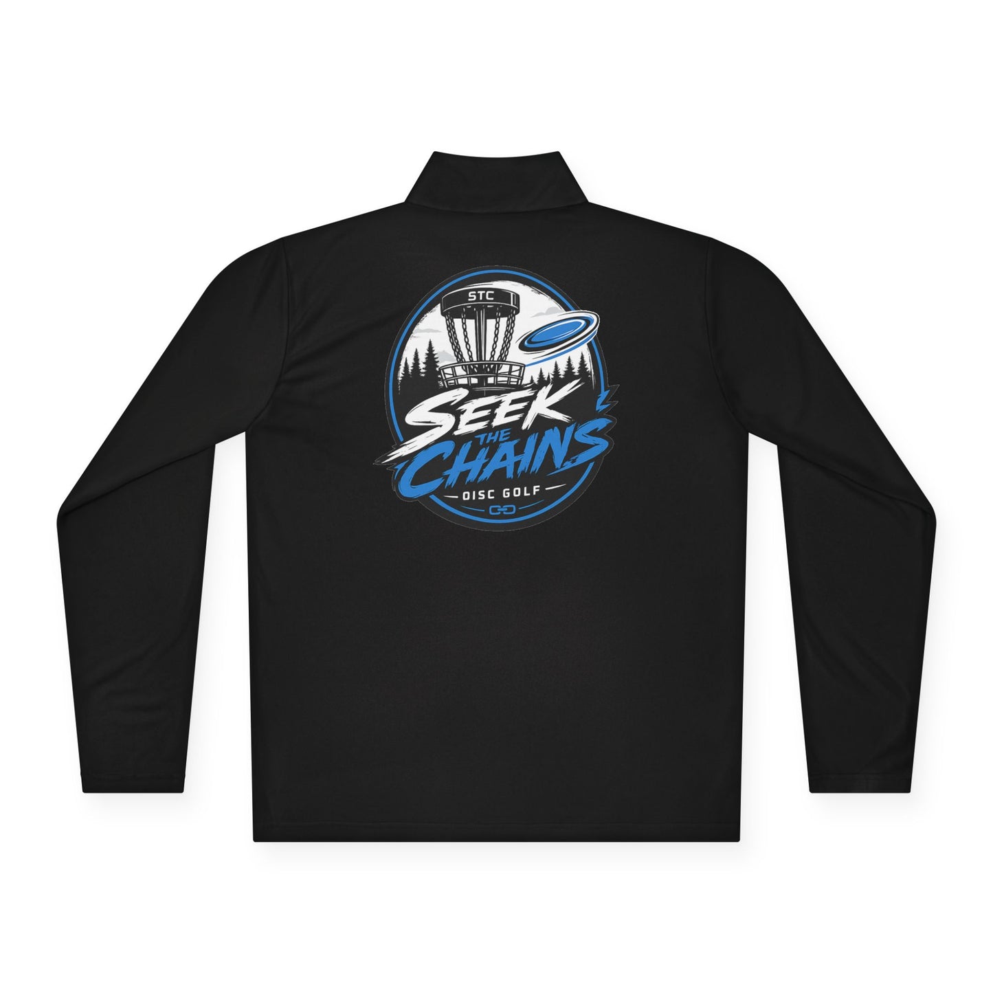 Quarter-Zip Pullover — Seek Chains Disc Golf Logo Jacket