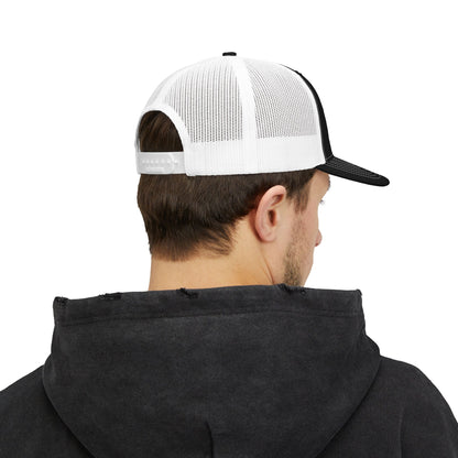 Shark Waves Snapback Trucker Hat